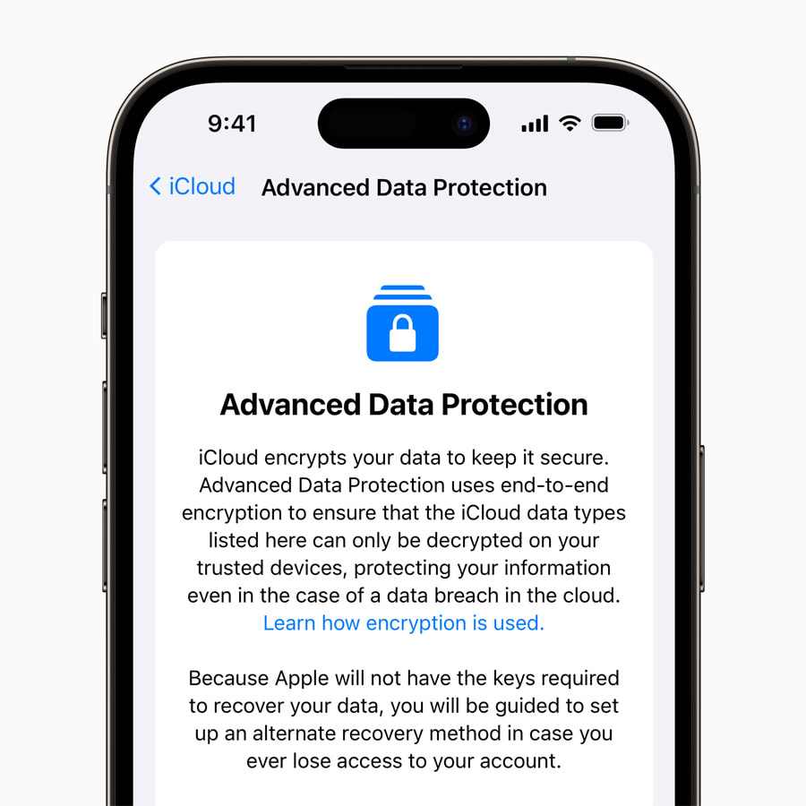 Advanced Data Protection